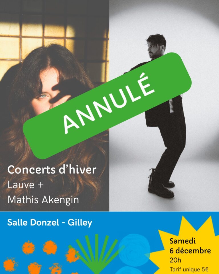 ANNULATION – Concerts d’hiver saison 2025-2026