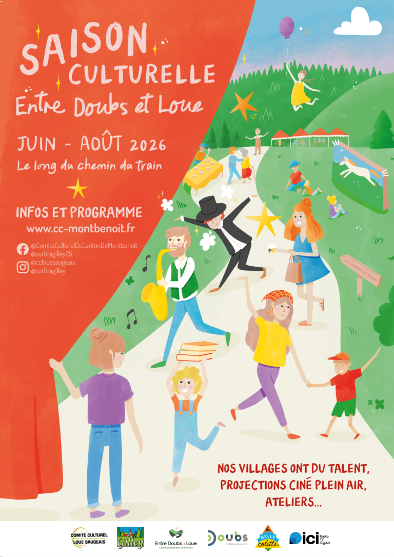 Saison culturelle 2026 entre doubs et loue